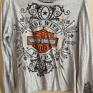 Harley-Davidson Women’s Long Sleeve Top - Ghost Town